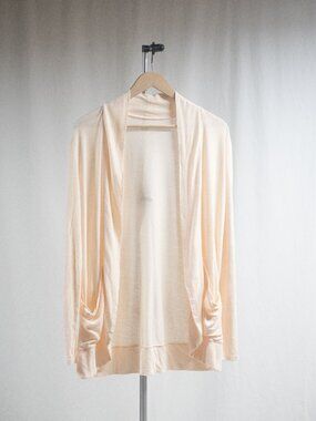 Garnet Hill Linen & Modal Slub Pocket Cardigan